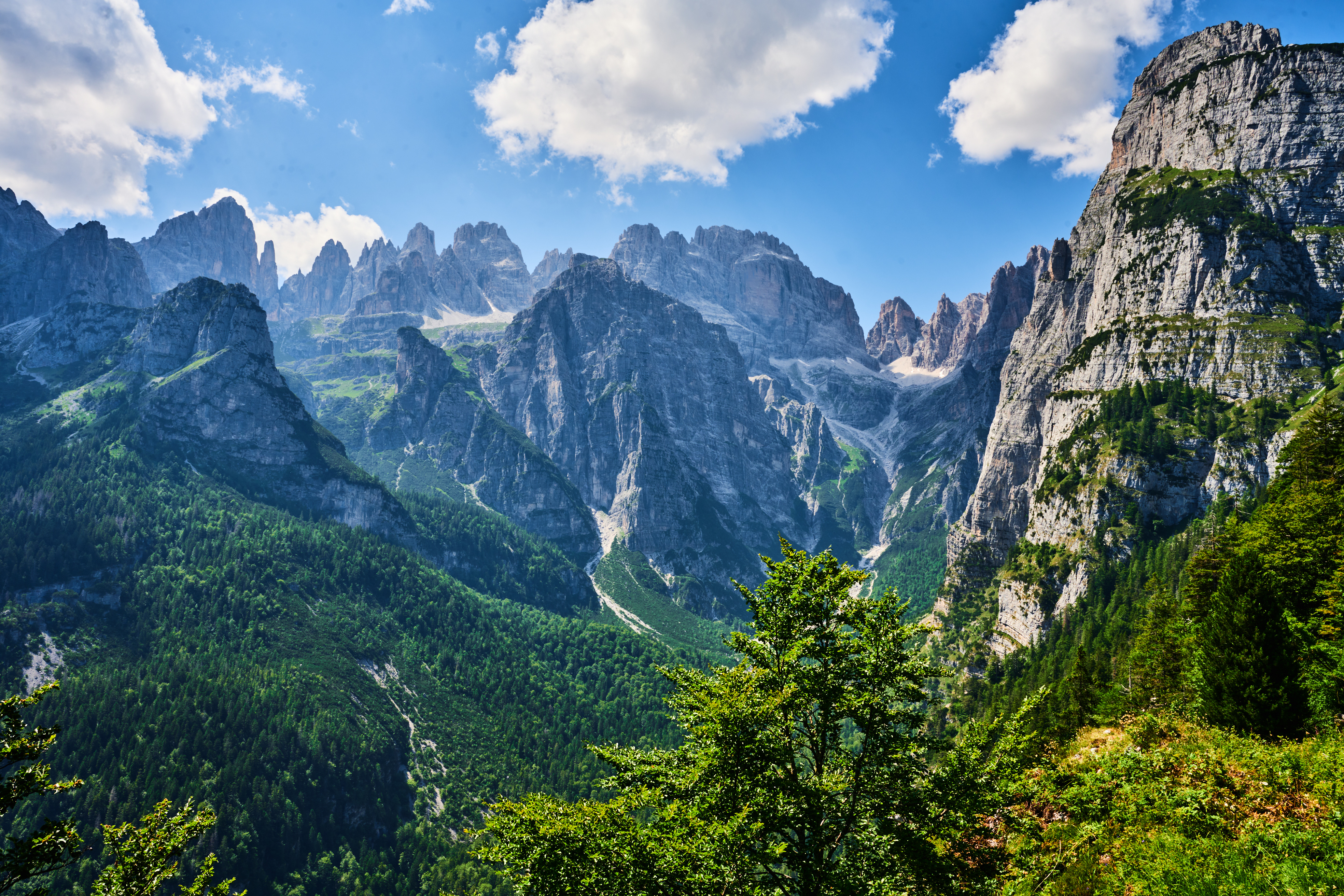 Mountain landscape near Lake Garda